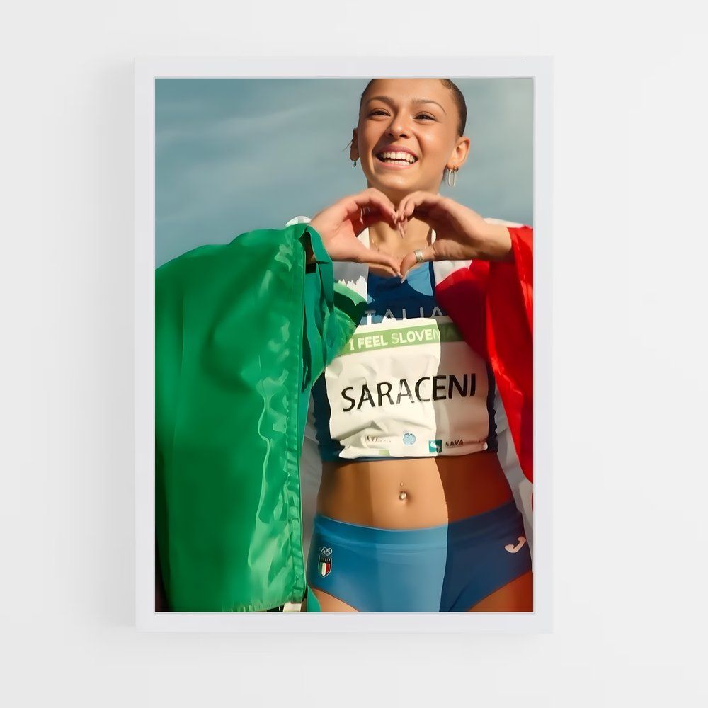 Poster Saut d'Énergie – affiche Athlétisme (vue 3)
